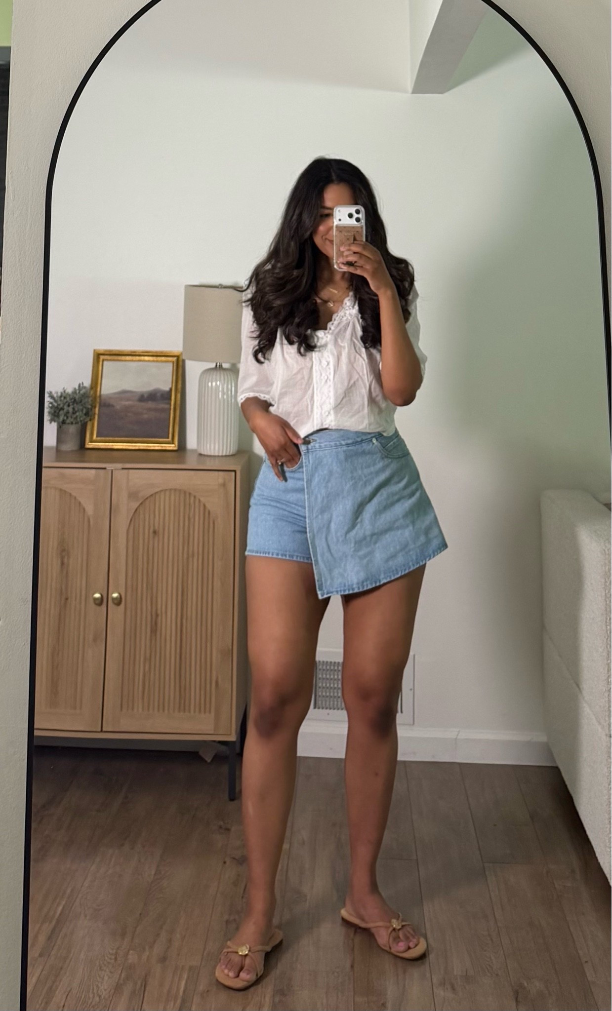 Levi wrap skort! Size up if you’re hippy

#LTKMidsize #LTKSaleAlert