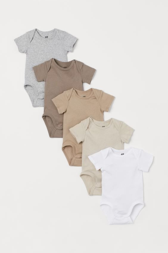 5-pack Bodysuits | H&M (US + CA)