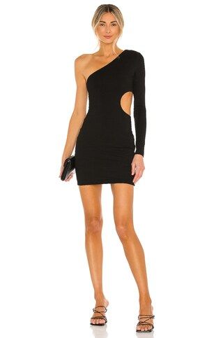 superdown Katia Cut Out Dress in Black from Revolve.com | Revolve Clothing (Global)