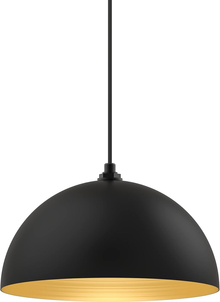 Steel Lighting Co. Melrose Pendant Light | Ceiling Mounted | 18 inch Round Dome | Modern Contempo... | Amazon (US)