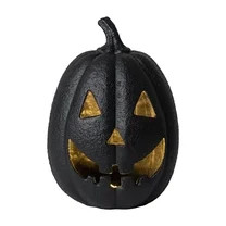 My Texas House Halloween Jack-o'-Lantern Tabletop Decoration, Black, 13" | Walmart (US)