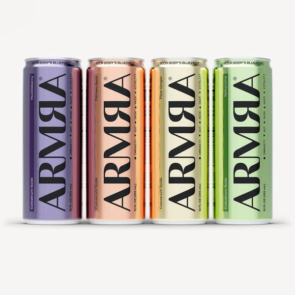 ARMRA Colostrum Soda Variety 12-Pack | ARMRA®