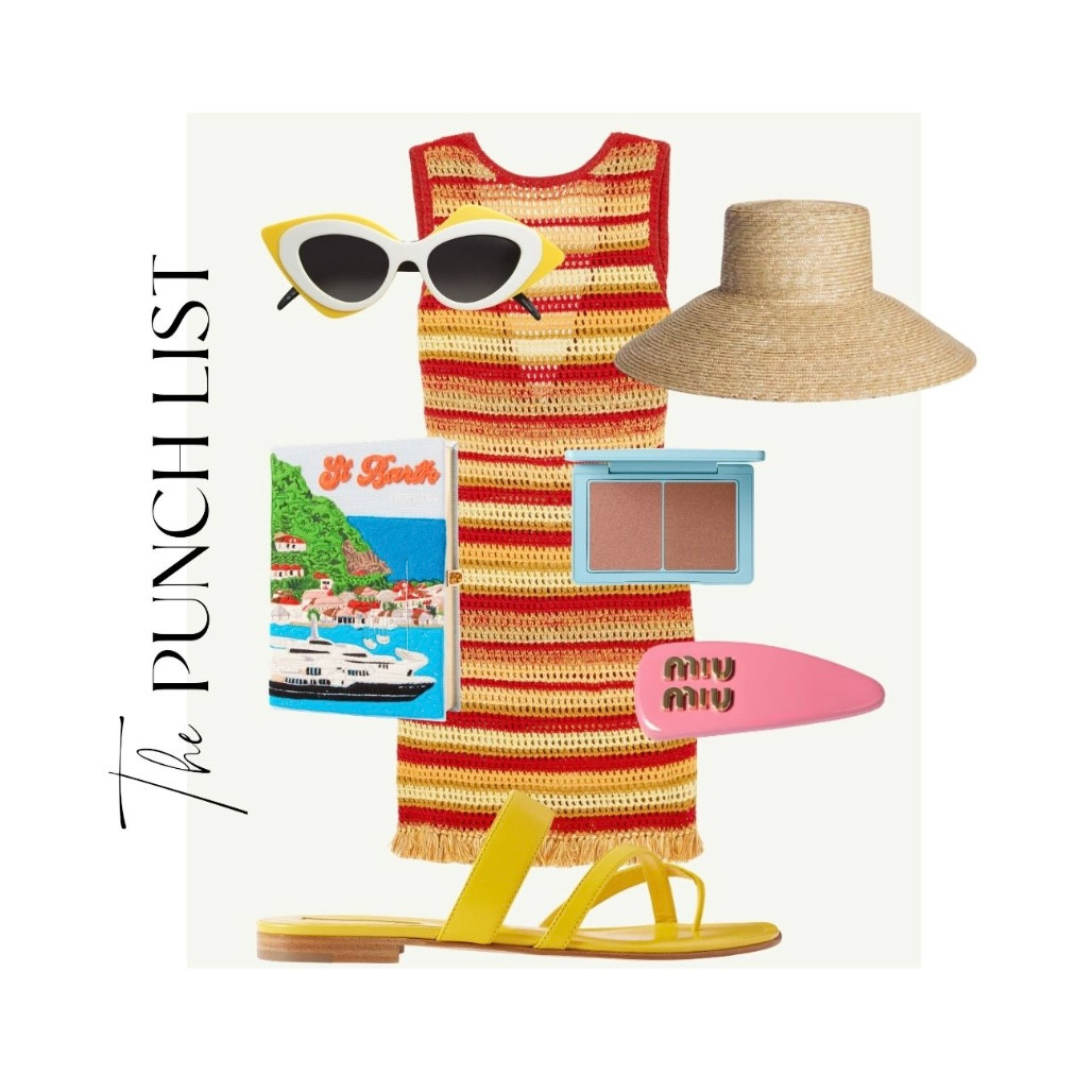 THE PUNCH LIST: Get the vacation glow with funky sunglasses, sun hats, crochet dresses, sunny sandals and more. 

 #LTKSwim #LTKTravel