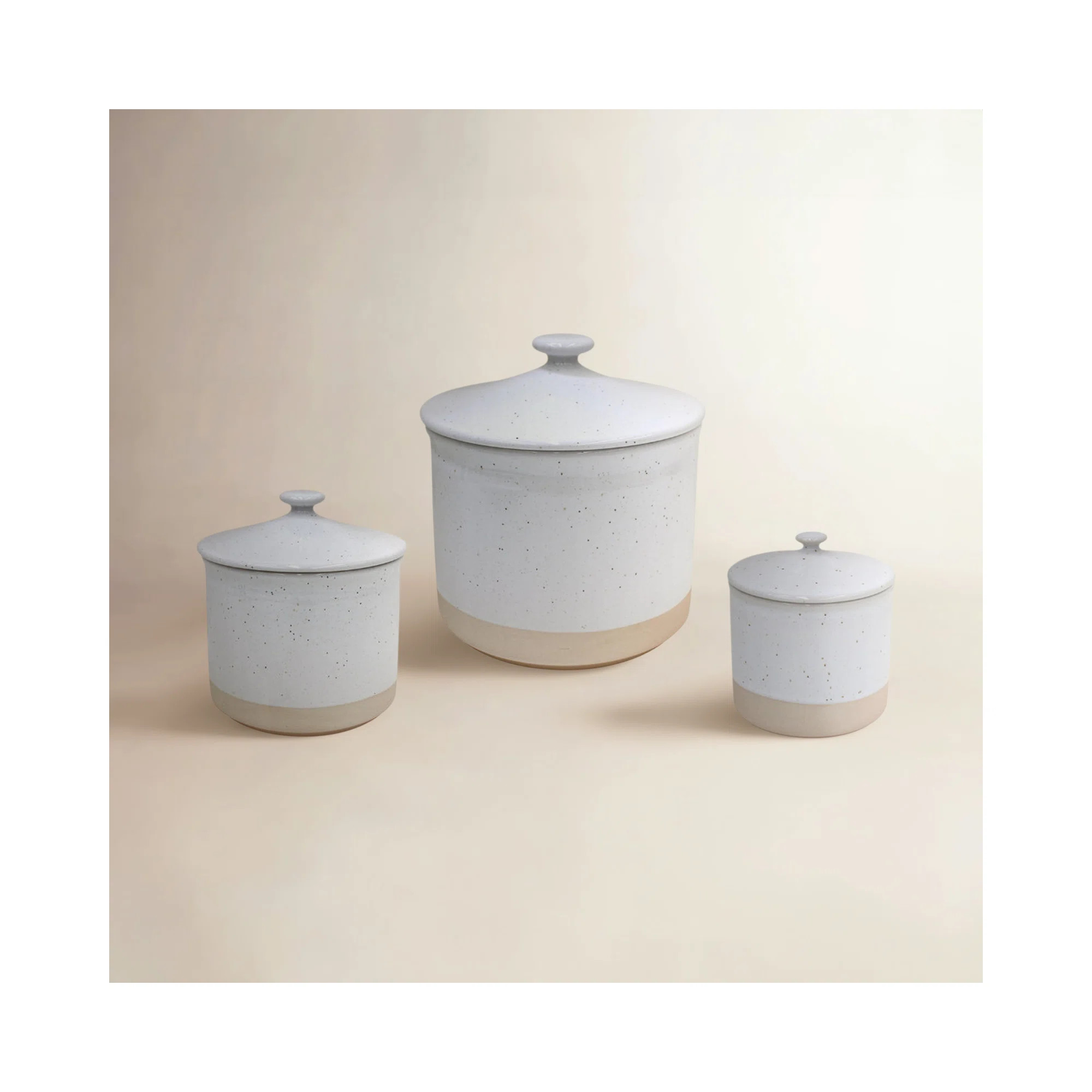 Fattoria Stoneware Canister - Set of 3 | Joss & Main