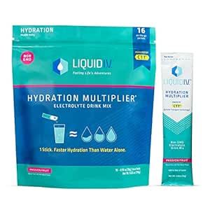 Liquid I.V. Hydration Multiplier - Passion Fruit - Hydration Powder Packets | Electrolyte Drink M... | Amazon (US)