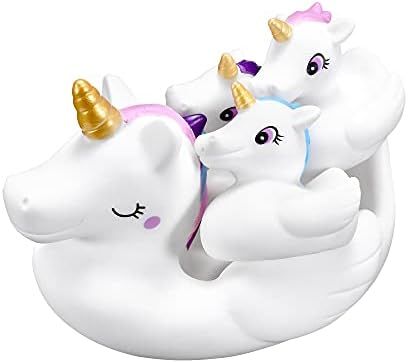 Amazon.com: YowellGo Bath Toys,Water Spray Toys Cute Unicorn Rubber for Baby Kids Toddlers,for Sh... | Amazon (US)
