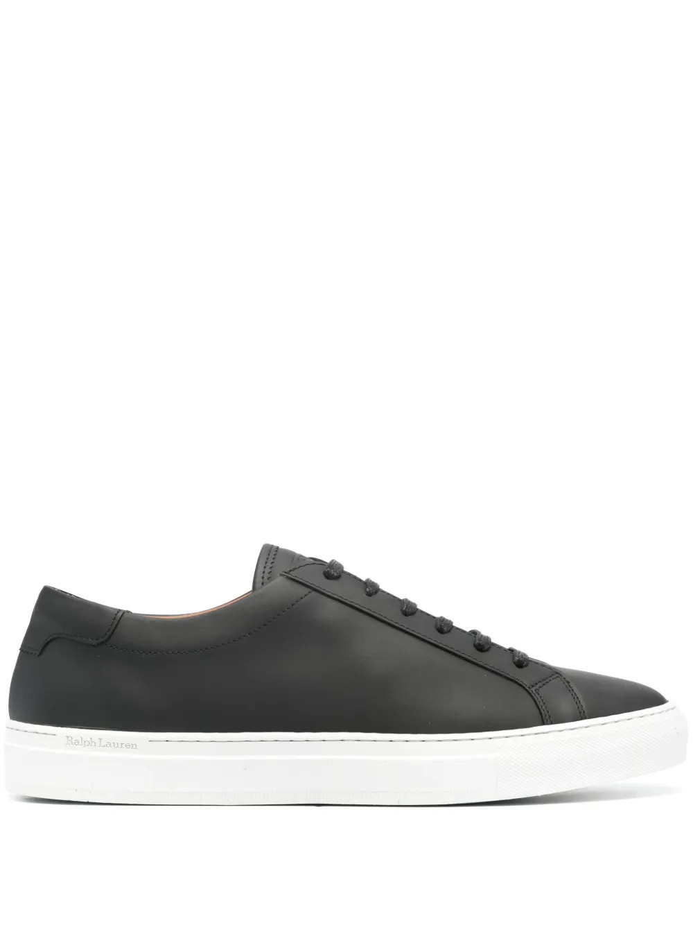 Polo Ralph Lauren Jermain Lux leather sneakers - Black | Farfetch Global