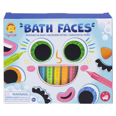 Tiger Tribe Foam Sticky Bath Faces for Tiles & Bath | Target