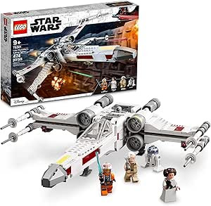 LEGO Star Wars Luke Skywalker's X-Wing Fighter 75301 Building Toy Set - Princess Leia Minifigure,... | Amazon (US)