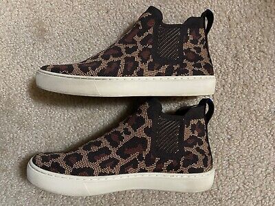 Rothys Chelsea Boot Wildcat Size 7 “LIMITED EDITION” slip-on mid leopard womens | eBay US