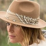 RACEU ATELIER Mission Cream - Mid Brim Fedora Hat - 100% Wool Felt - Fedoras & Trilby Hats - for Men | Amazon (US)