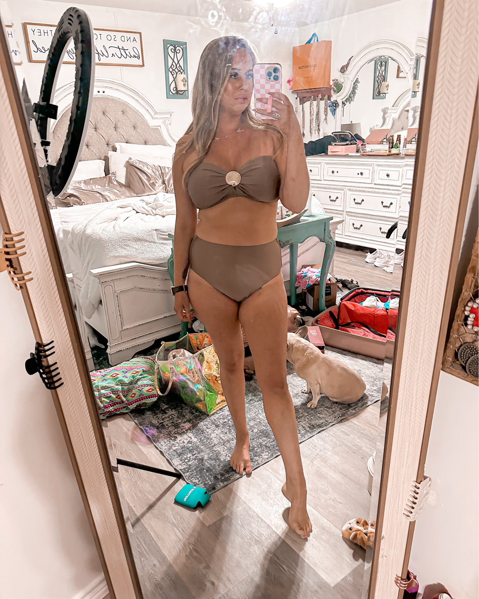 Didn’t expect my sea shell suit to be such a crowd favorite 🐚💙 feeling those island compliments roll in 😎🌴 

#LTKSwim #LTKFindsUnder100 #LTKSeasonal
