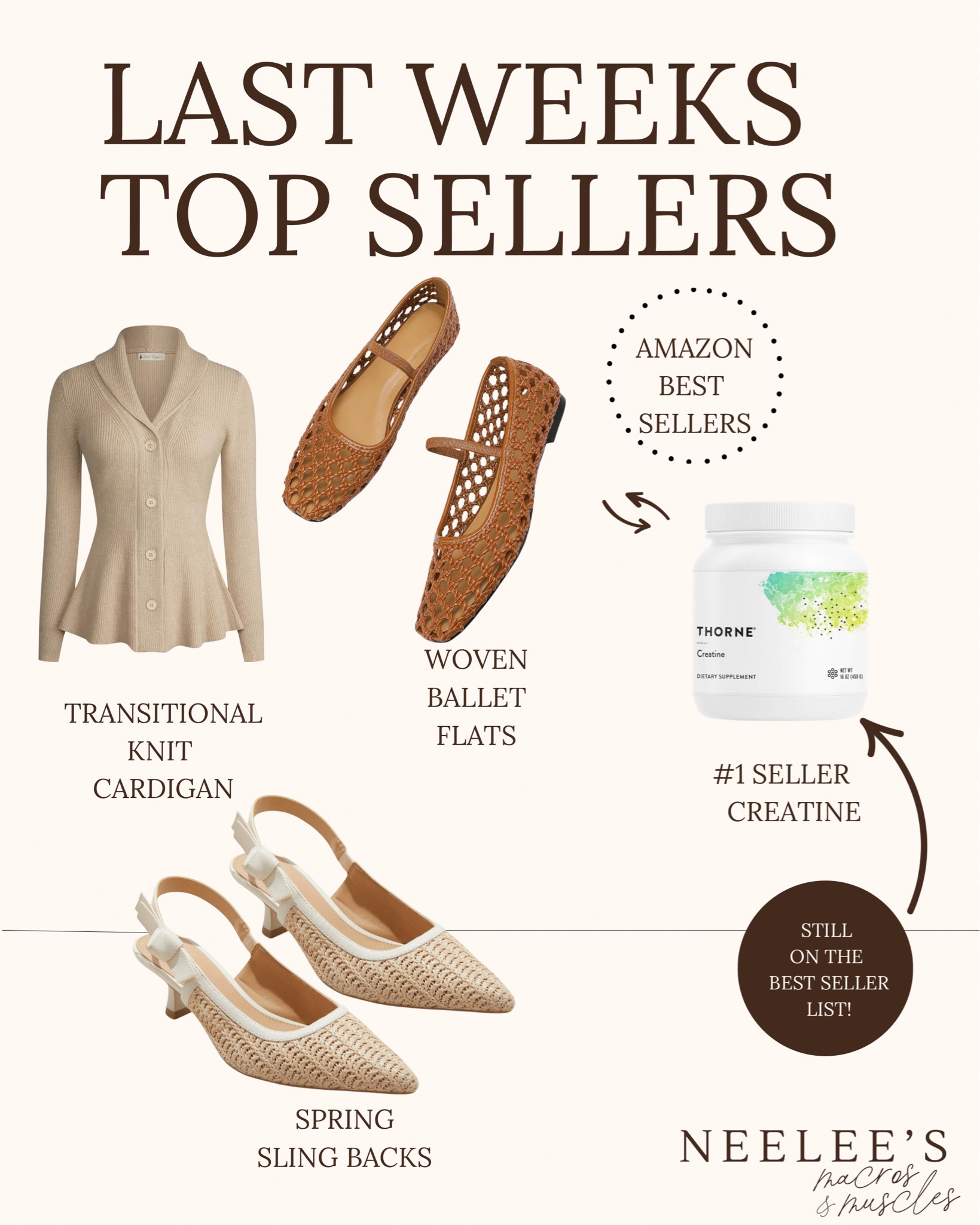 Weekly Best Sellers 

#LTKOver40 #LTKFindsUnder50 #LTKShoeCrush