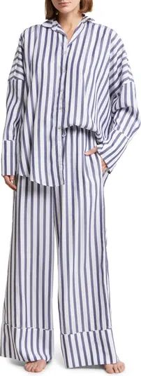 Amelie Stripe Wide Leg Pajamas | Nordstrom