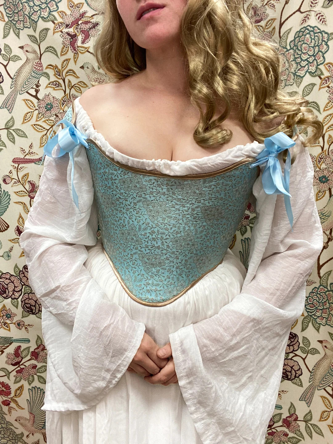 Corset starling Brocade With Closed Front - Etsy UK | Etsy (UK)