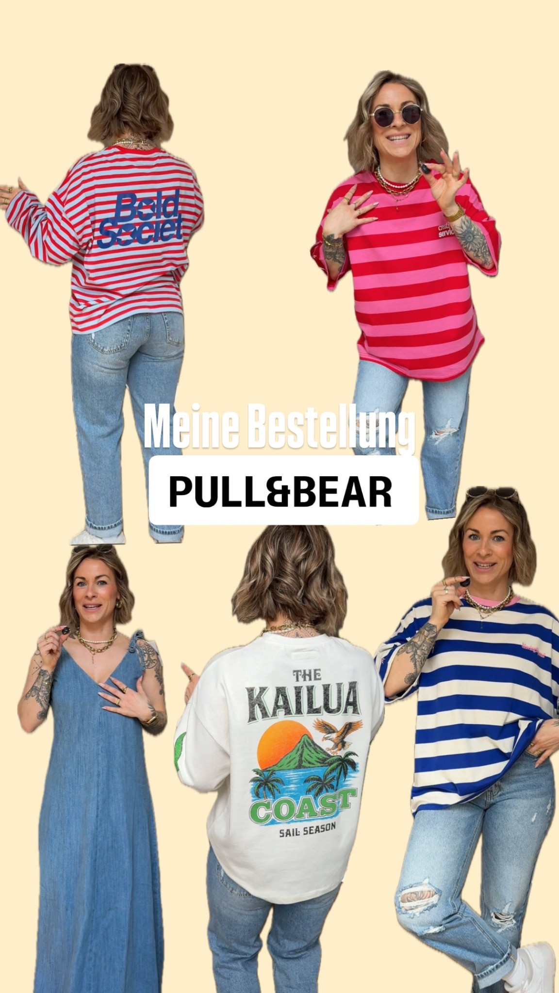@Pull & Bear try on haul ✨🤩😳🤯 #streifen #Jeans #LongShirt #Langarmshirt #Kleid #JeansKleid #BackPrint #Print #Print #Gestreift #pullandbear 

#LTKdeutschland #LTKstyletip #LTKpetite