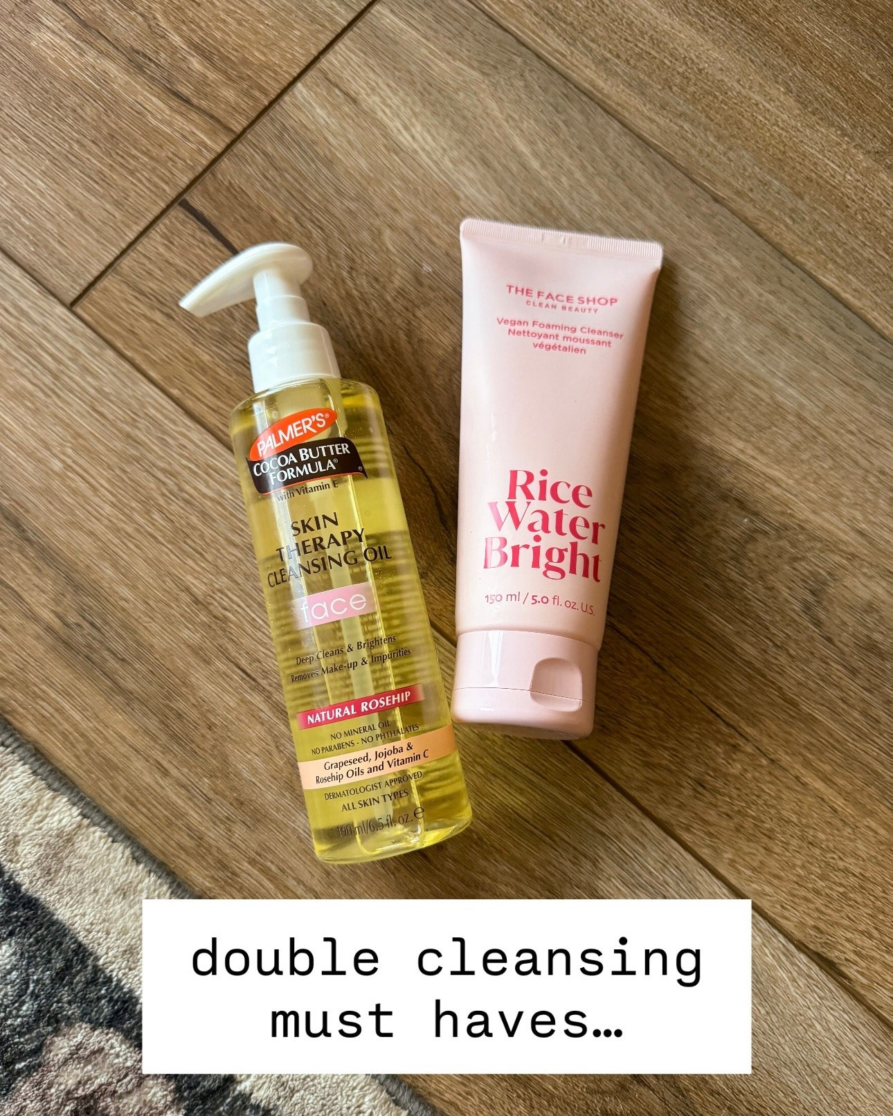 double cleansing. oil cleanser & foaming cleanser. this duo as made such a big difference in my skin! i’ve repurchased this facial oil for a few years now and cannot imagine my routine without it! it cleans all makeup, has a faint rose smell and doesn’t burn my eyes. 

I just switched to this rice cleanser (a month ago) as my second cleanse and already loving it! it gets your face squeaky clean without the dry stretchy feeling or burning your eyes 

#LTKgrwm #LTKselfcare #LTKBeauty