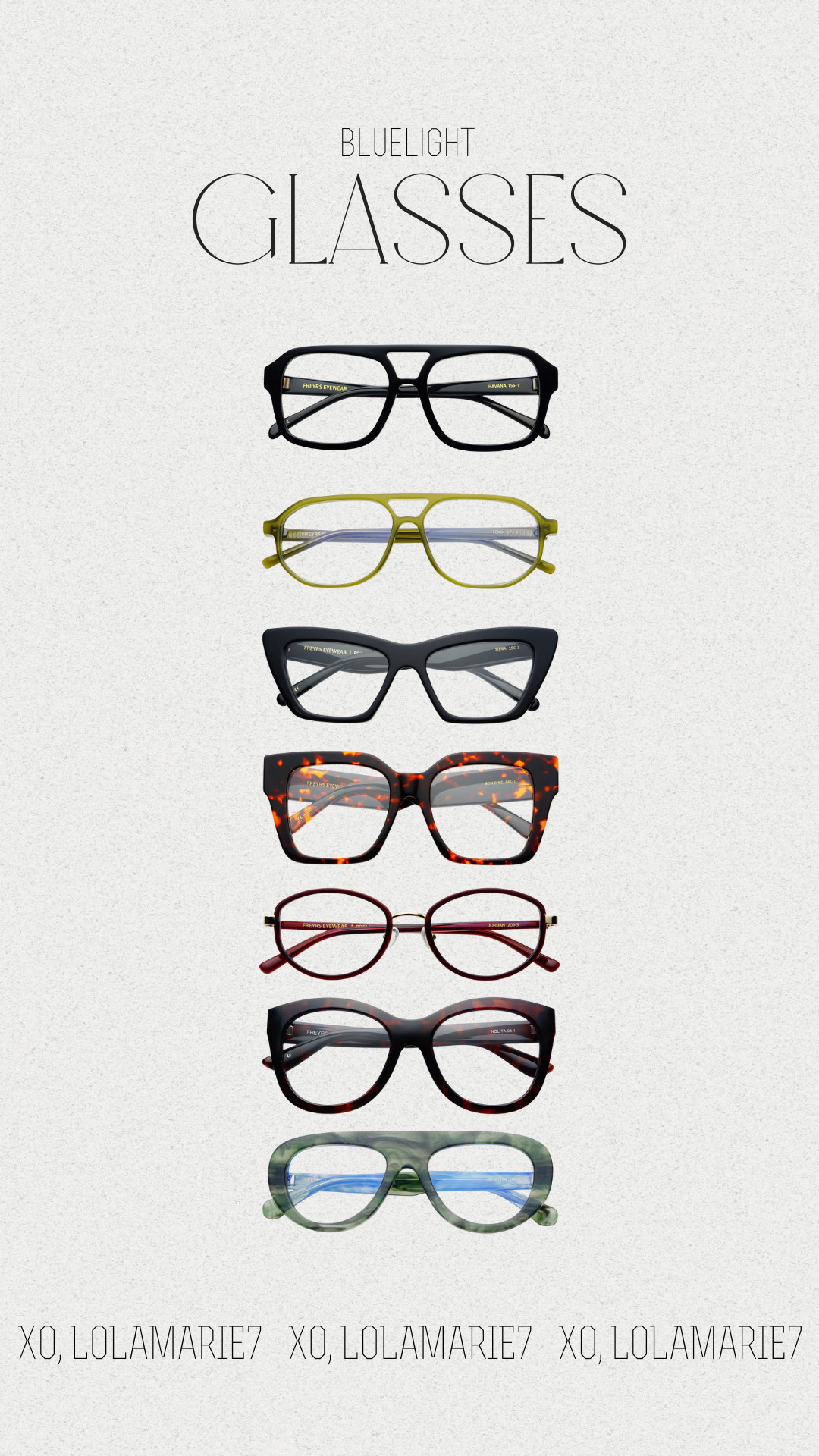 How fun are these blue light glasses from Freyrs?! 

#freyrs #bluelightglasses #lolasfinds  

 #LTKootd #LTKActive #LTKWorkwear