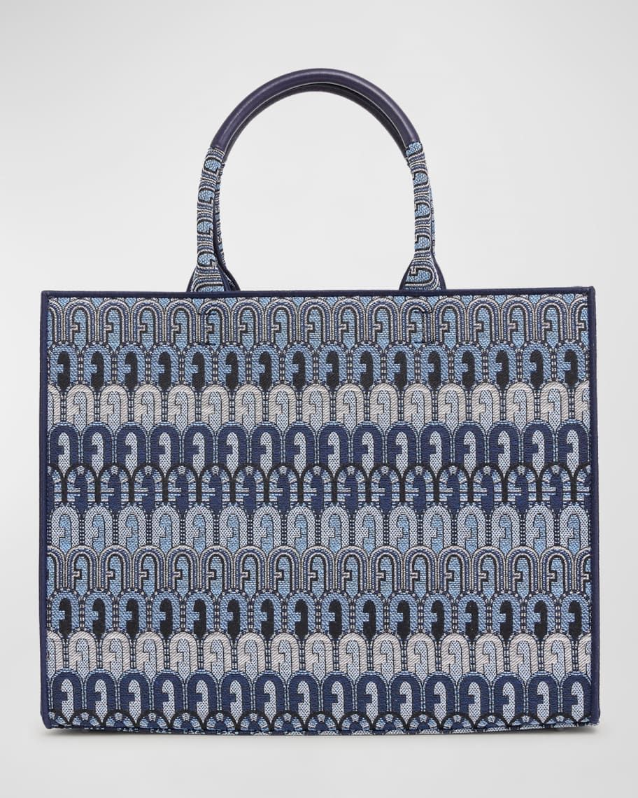 Furla Opportunity Jacquard Logo Tote Bag | Neiman Marcus