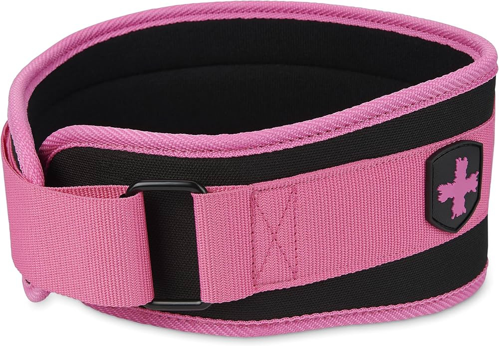 Harbinger Weightlifting Belt, Foam, 4.5" Width, Pink, X-Small - X-Large | Amazon (US)