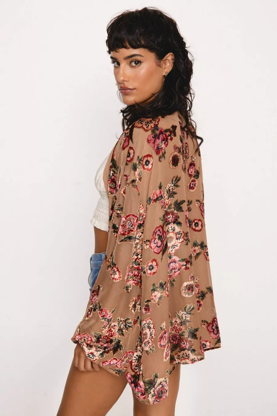Embellished Floral Devore Jacket | Nasty Gal UK (+IE)