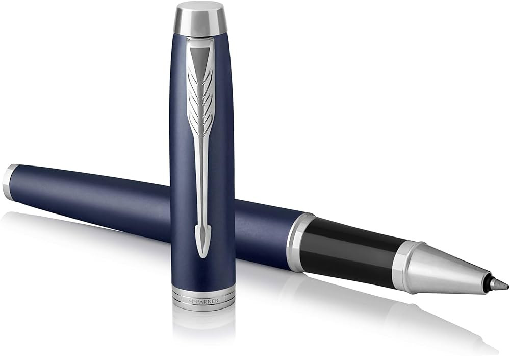 PARKER IM Rollerball Pen, Matte Blue with Fine Point Black Ink Refill (1931661) | Amazon (US)