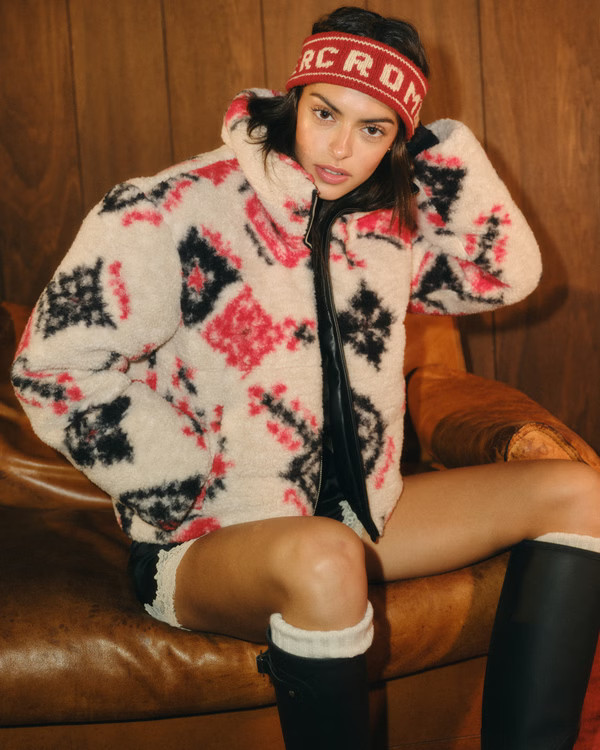 Sherpa Short Puffer | Abercrombie & Fitch (US)