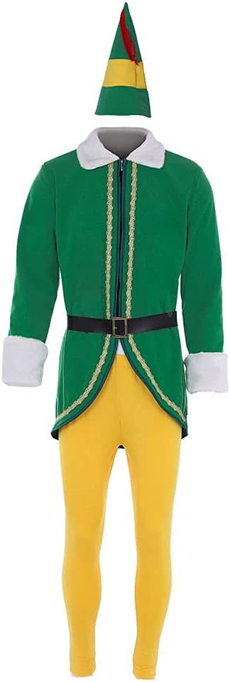 Lady Jovi Elf Costume Buddy Costume Halloween Christmas Cosplay Full Set | Amazon (US)