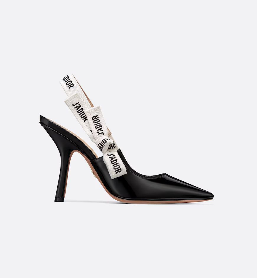 J'Adior Slingback Pump Black Patent Calfskin | DIOR | Dior Beauty (US)