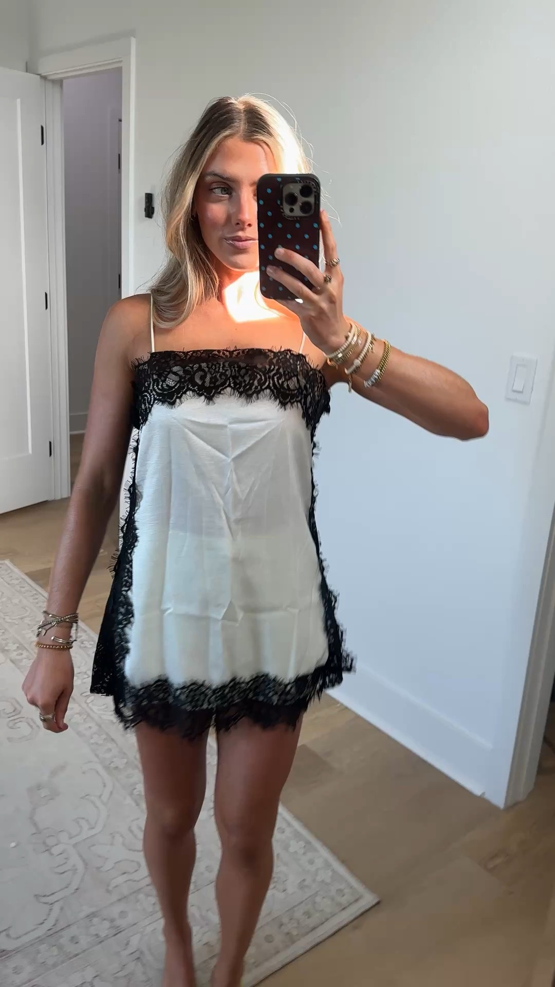 Amazon size small women Silk Lace Trim Cami Tops Y2k Spaghetti Strap Silky Slip Dress Y2k Backless Going Out Camisole. My shoes are Walmart! I love the mix matching greens with the YSL bag I rented from @Vivrelle my code for your rental is SLOANEVOSEN. @Revolve shorts layered underneath.

#LTKootd #LTKSeasonal #LTKdayinmylife