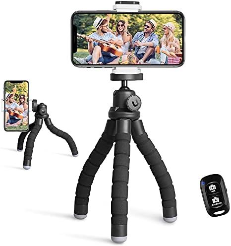 UBeesize Phone Tripod, Portable and Flexible Tripod with Wireless Remote and Clip, Cell Phone Tri... | Amazon (US)