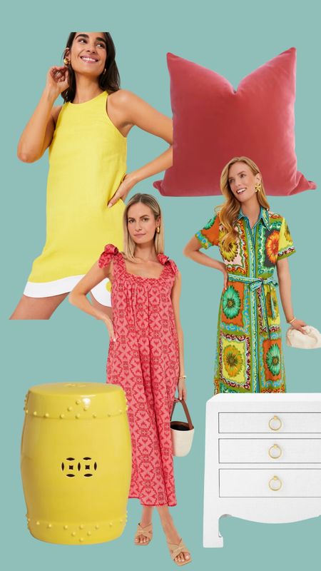 Color collection of pieces inspired by sophisticated and enchanting homes shared on today’s blog. Yellow, coral and patterned dresses are perfect for lunch on the town, baby showers and date nights this spring  

#LTKSpringSale #LTKstyletip #LTKhome