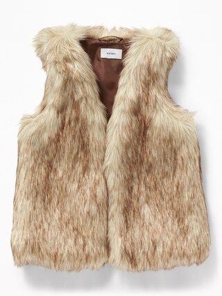 Faux-Fur Vest for Girls | Old Navy US