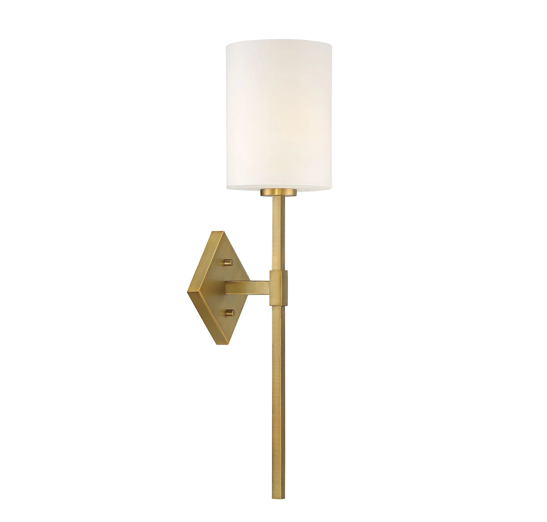 Savoy House 9-0902-1-322 Destin 1-Light Warm Brass Wall Sconce (6" W x 25"H) - Walmart.com | Walmart (US)