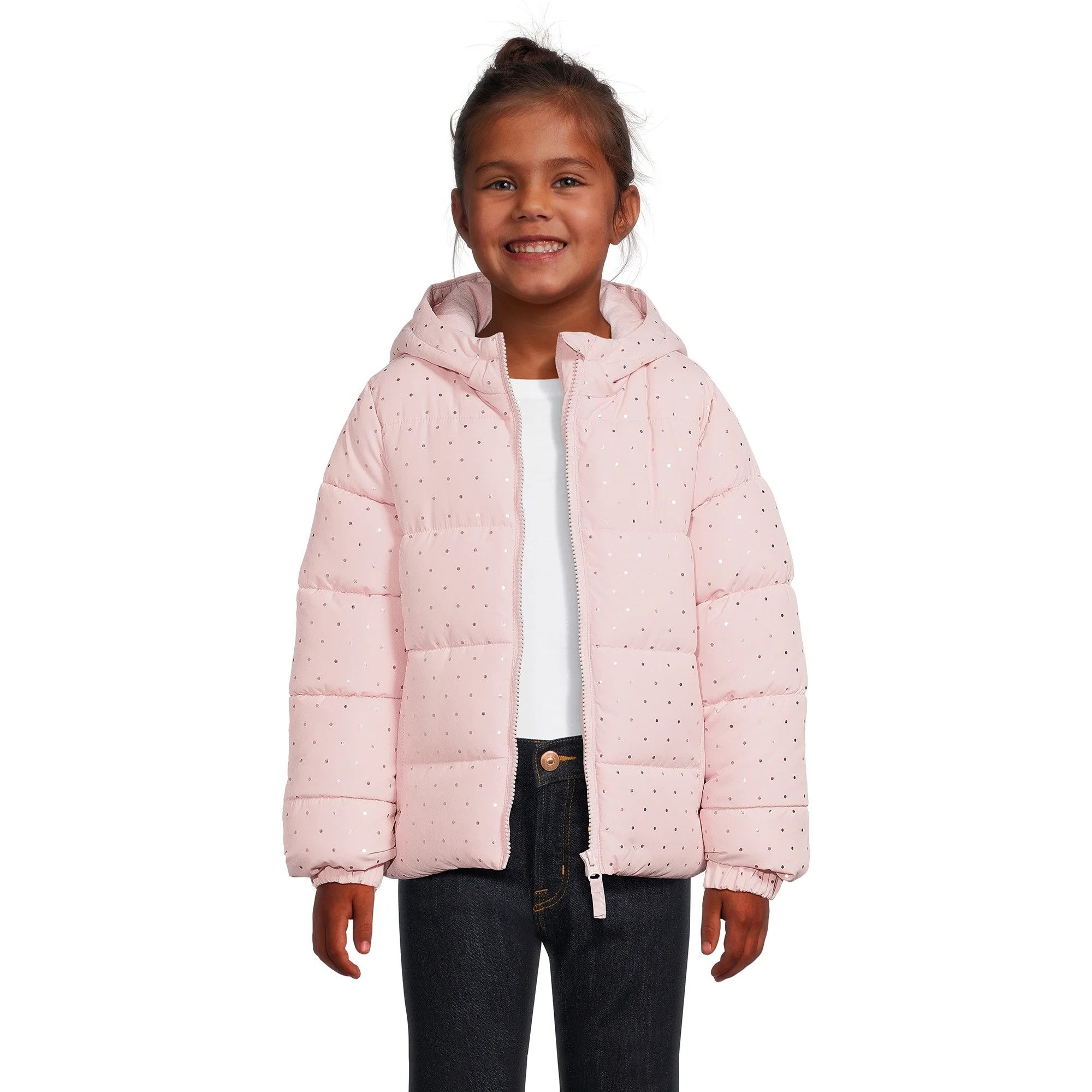 Swiss Tech Girls Heavyweight Puffer Coat, Sizes 4-18 & Plus | Walmart (US)