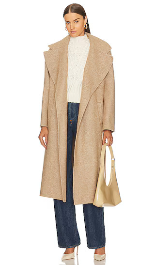 Roberta Coat in Camel & Ivory | Revolve Clothing (Global)