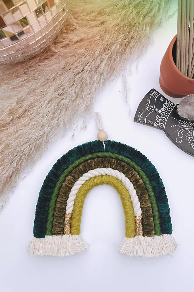 Golden Hour Designs Jade Macrame Wall Rainbow | Free People (Global - UK&FR Excluded)