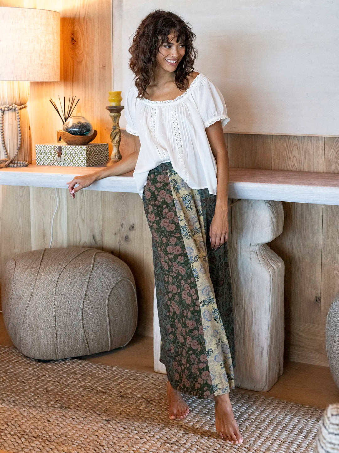 Sweet Nothings Embroidered Cotton Top - White | Natural Life