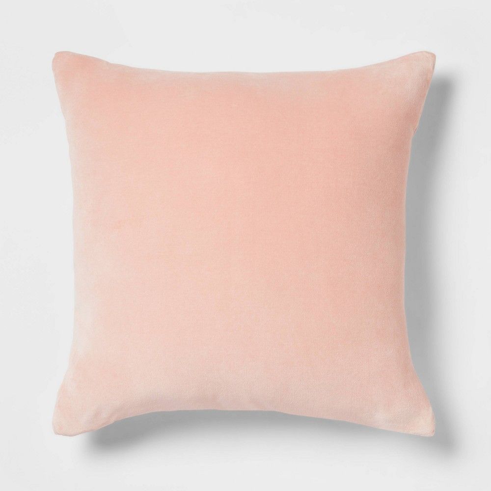 Cotton Velvet Square Throw Pillow - Threshold™ | Target