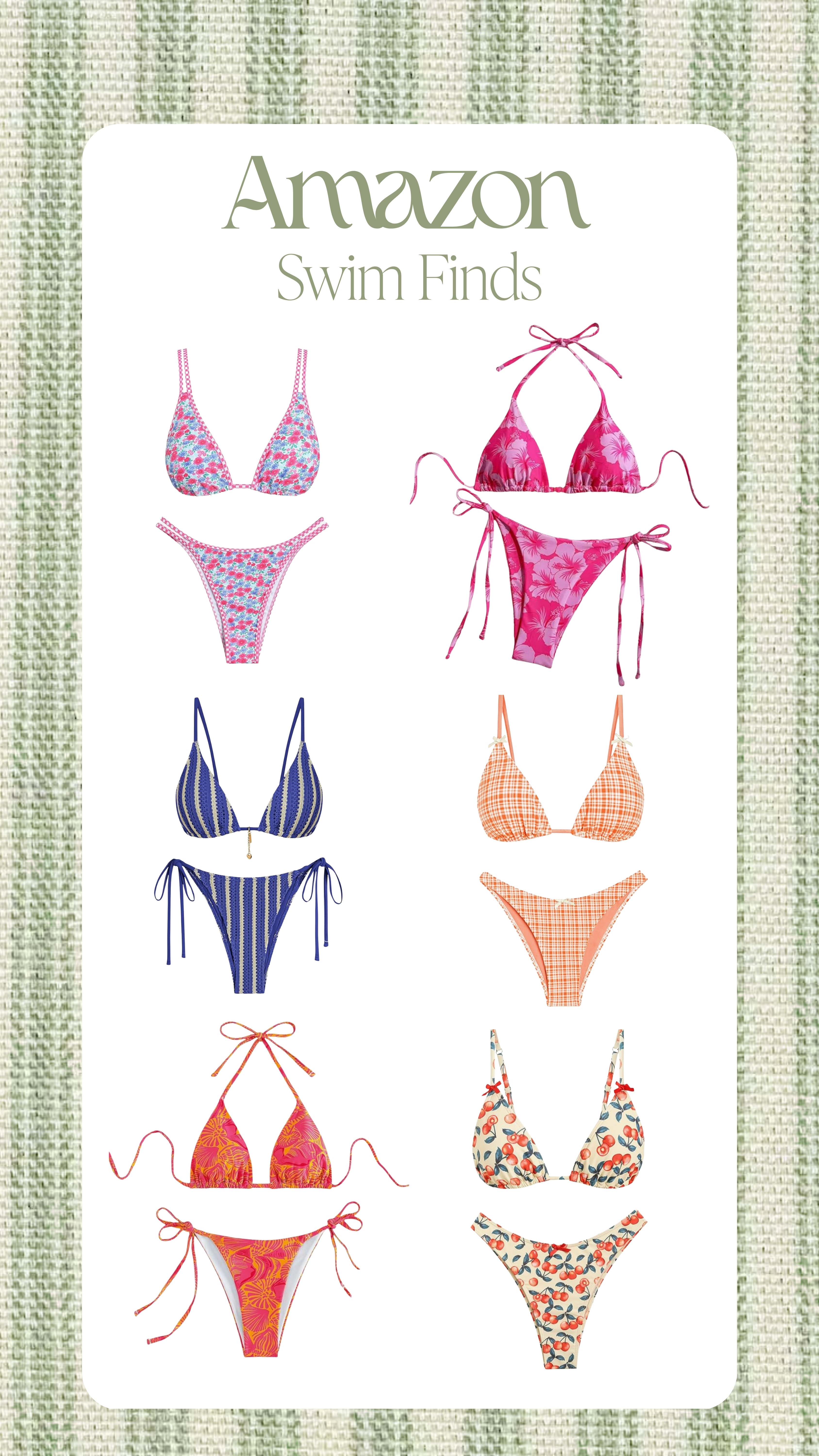 Affordable Amazon Bikinis :)  

 #LTKgrwm #LTKSwim #LTKBump