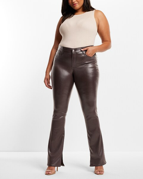 Mid Rise Coated Skyscraper Jeans | Express