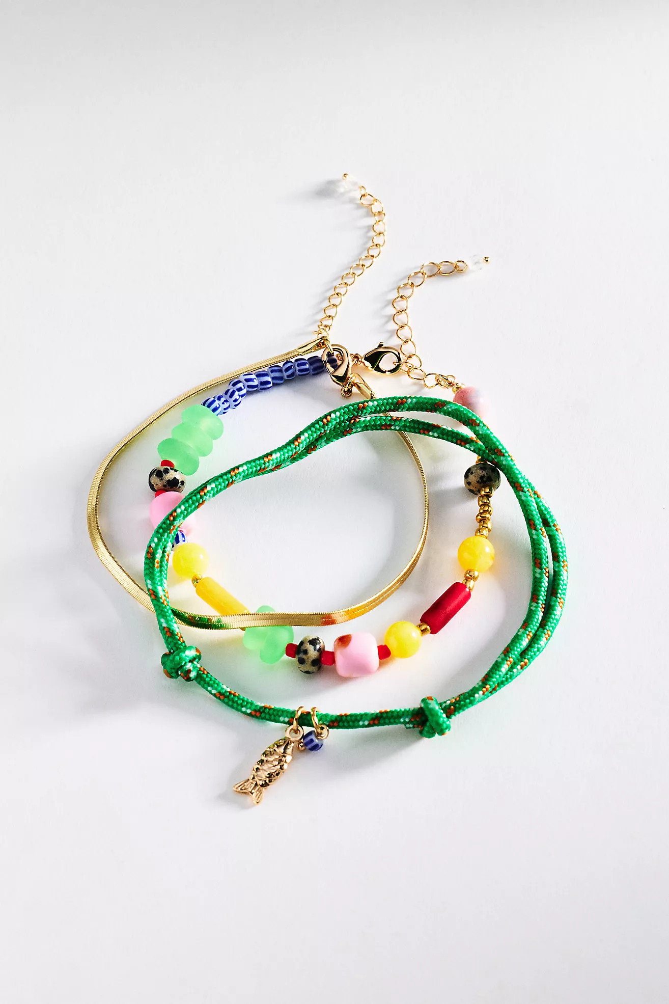 Charm Anklets, Set of 3 | Anthropologie (US)