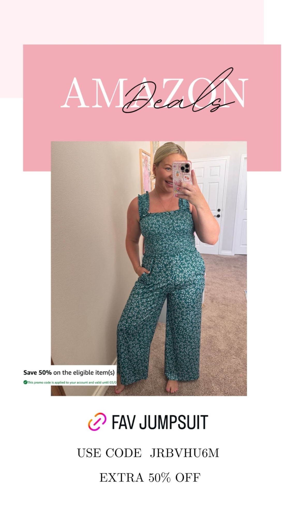 One of my favorite jumpsuits on deal!! 

#LTKSaleAlert #LTKSeasonal #LTKMidsize