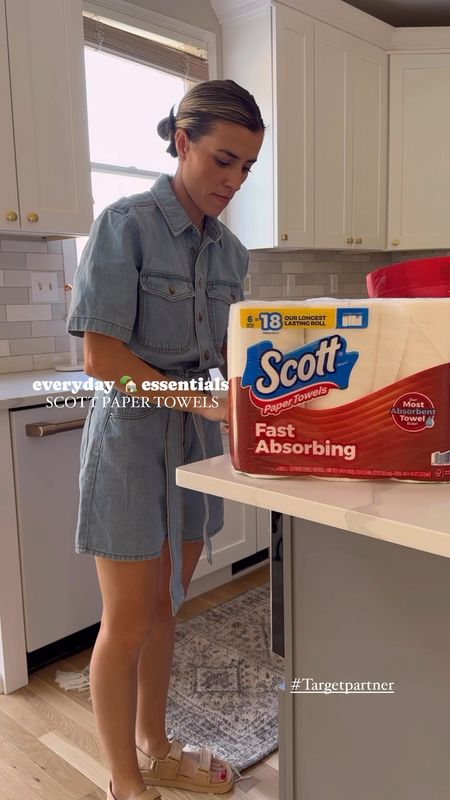 Moving back in to our newly renovated house after hockey season means my first stop is always a @Target pick up for the essentials. Just picked up these new @scottproducts fast-absorbing Paper Towels to help tackle everything from our everyday messes to our household chores. 

 #ad #targetstyle #scottstowels #keepliferolling #targetpartner #Target 


#LTKFindsUnder50 #LTKHome
