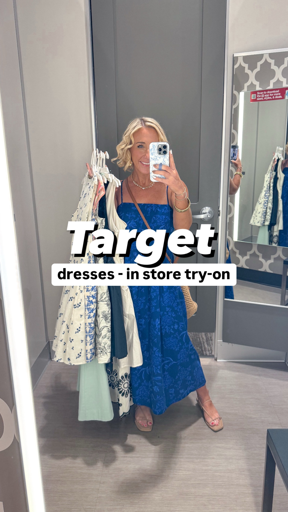 Target dresses - all 30% off with Target Circle! Wearing a small or size 4 in all (but the pink floral one ran big).

#LTKWatchNow #LTKSeasonal #LTKFindsUnder50
