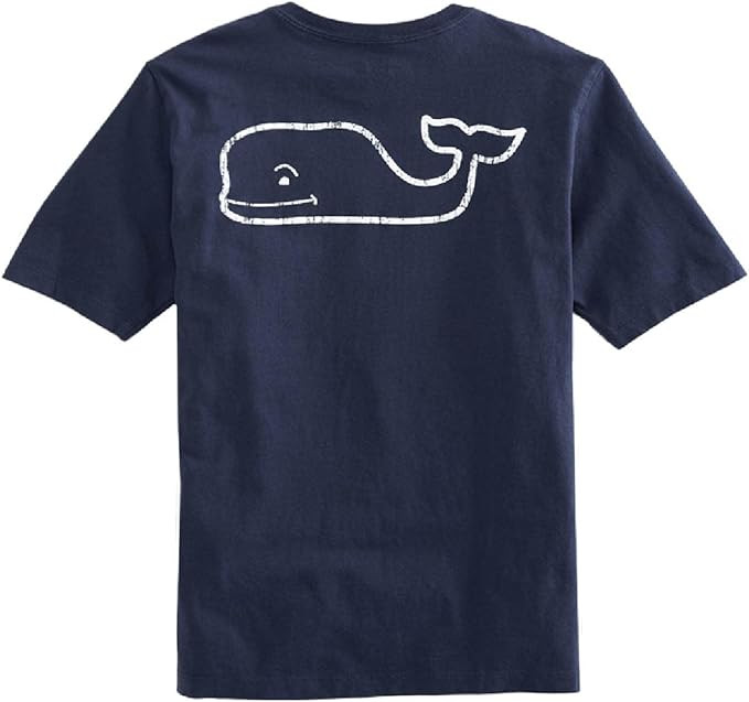 vineyard vines Kids' Short Sleeve Vintage Whale Pocket T-Shirt | Amazon (US)