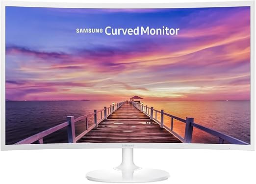 Samsung 27in White Super-Slim Curved 1080i LED Monitor, 1920 x 1080 Resolution (Renewed) | Amazon (US)