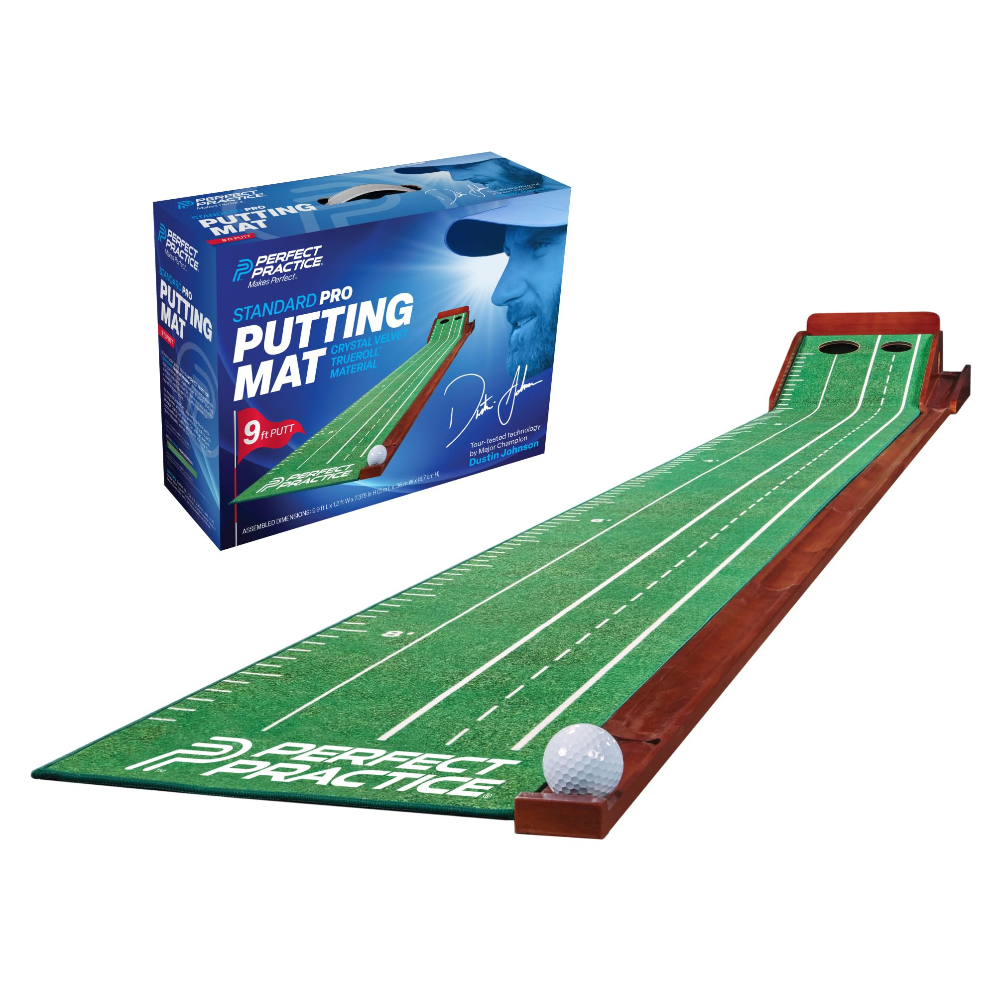 Perfect Practice Putting Mat – Indoor Putting Green for Home & Office – Golf Training Aid for Putting Practice – Premium Golf Putting Mat with Realistic Turf – Golf Gifts for Men | Amazon (US)