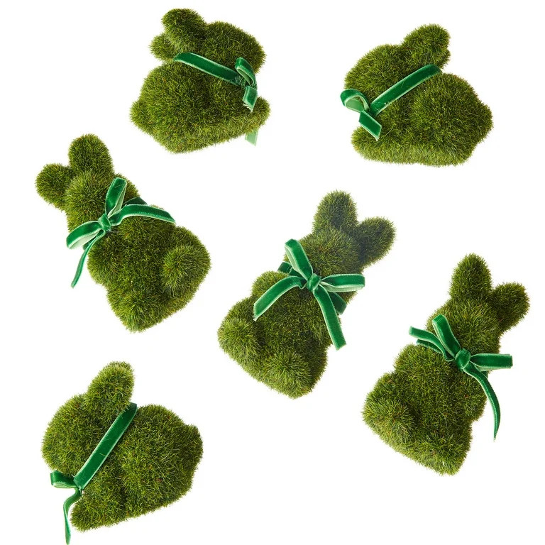 Decoración de Conejito de Pascua Verde, 6 Unidades, de Way To Celebrate | Walmart (US)