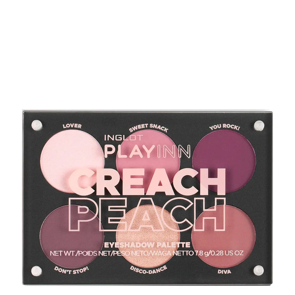 Paleta De Sombras Inglot Playinn Creach Peach 8,4 g | Amobeleza (BR)